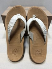 Reef Women's Santa Ana Cloud Sandals Flip Flops Size 10 White Gum CI7130