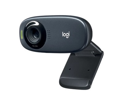 Logitech C310 HD Webcam, 1280 Pixels X 720 Pixels, 1 Mpixel - Black