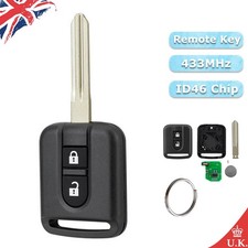 Remote Key Fob 433MHz For Nissan Note E11 2006 2007 2008 2009 2010 2011 12 2013