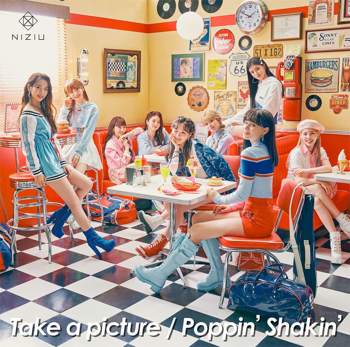 K-POP・アジア NiziU CD Take a pictur / Poppin' Shakin' Niziu - Take A Picture / Poppin' Shakin' (Type-A) - Japanese