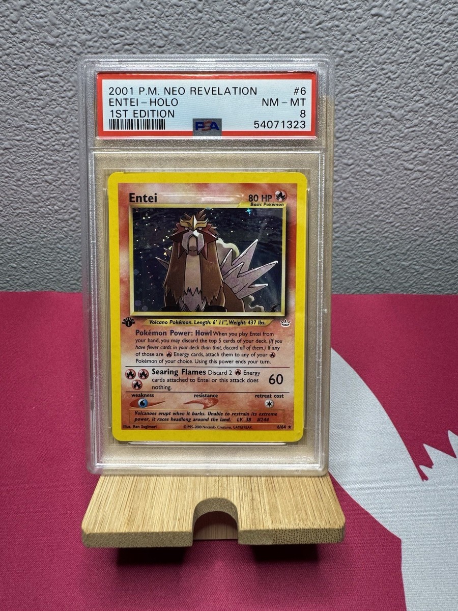 エンテイ ENTEI-HOLO PSA8 エンテイ ENTEI-HOLO PSA8 PSA 8 - Pokémon TCG Entei (HGSS