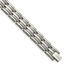 Titanium Brushed and Polished Bracelet 8.5" for Men's
