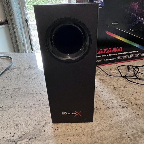 Creative Labs Sound BlasterX Katana Multi-Channel Gaming Soundbar Black - 第 3/6 張圖片