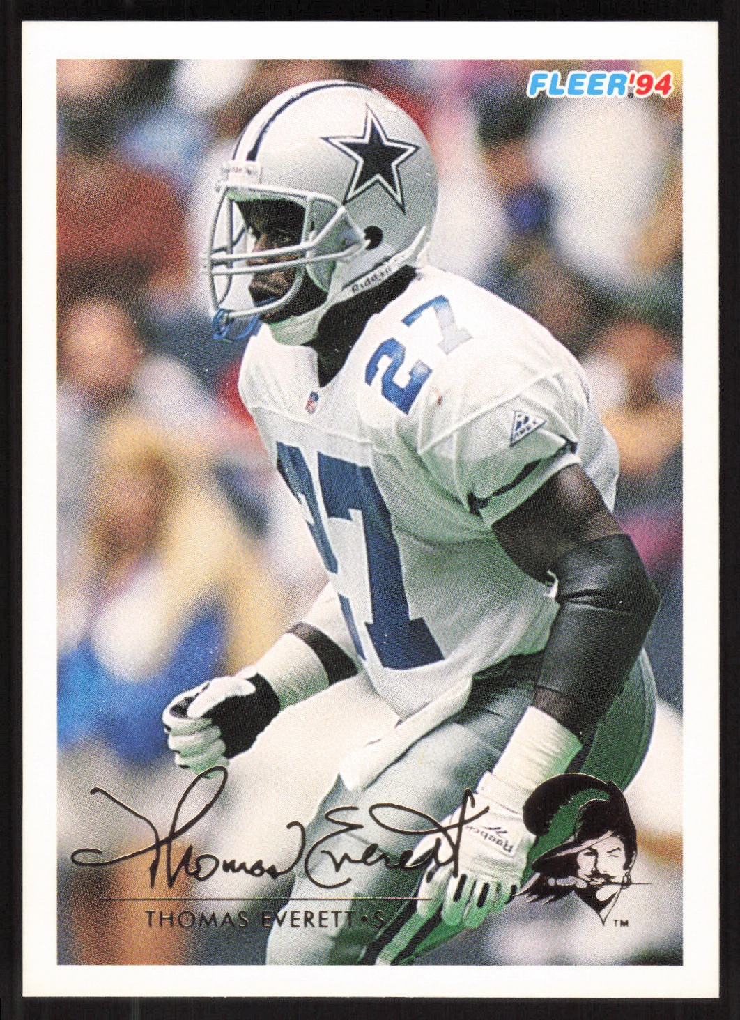 Thomas Everett, 1994 Fleer, #452, Tampa Bay Buccaneers,