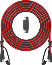 25Feet SAE Extension Cable Quick Disconnect Connector 16AWG for Automotive, Sola