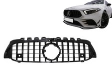 K&uuml;hlergrill f&uuml;r Mercedes A W177 V177 04.18-2022 GT-R Panamericana Look Schwarz