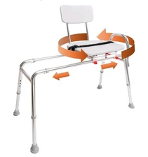 Eagle Health Supplies Tub-Mount Swivel Transfer Bench | 350lb Capacity | 78768