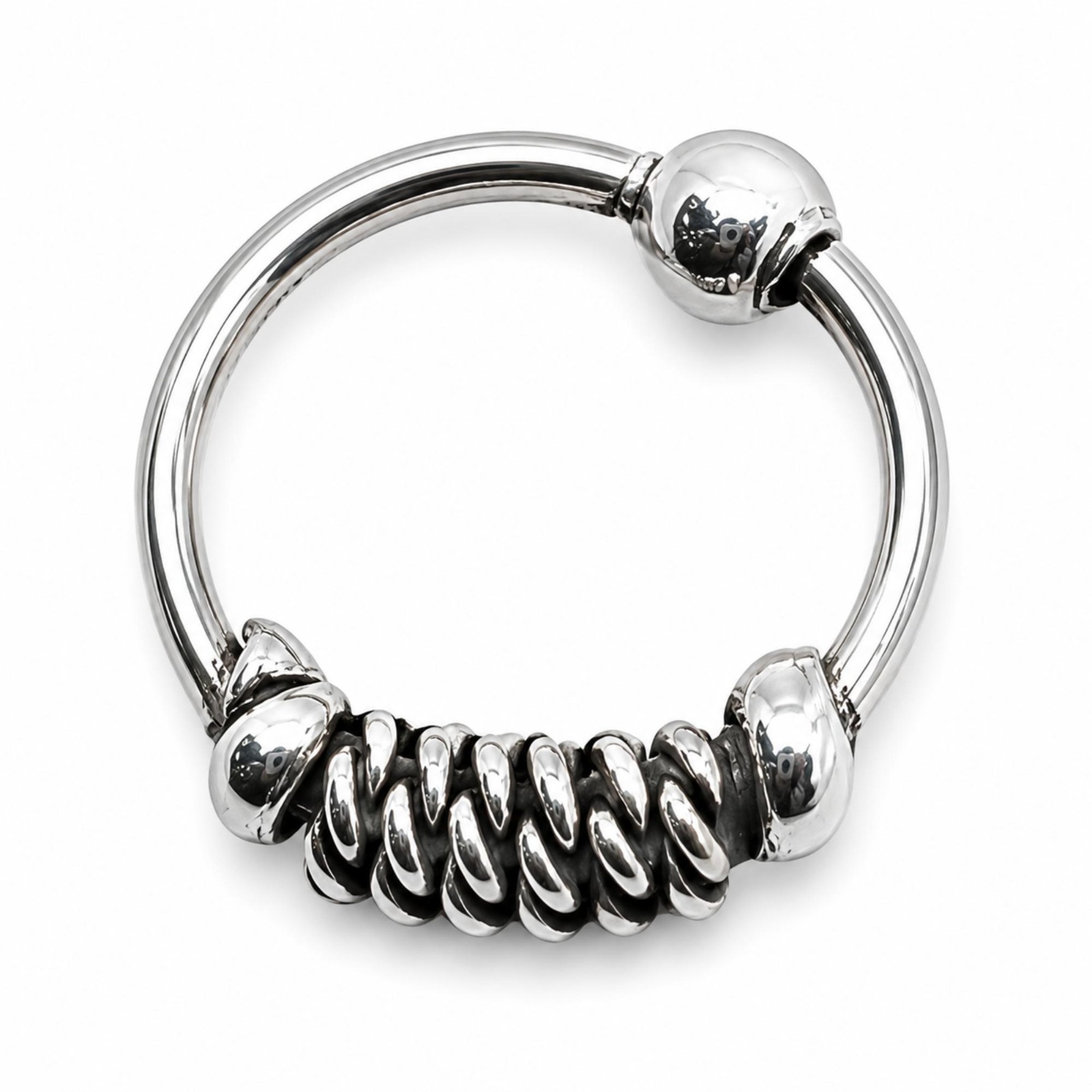 Tiny Nose Ring Twisted Daith Tragus 6.0mm 925 Sterling Silver Body Jewellery