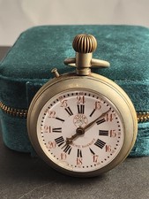 Excelente reloj bolsillo vintage Louis Roskopf SA charol circa 1906 utilitario