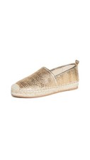 Sam Edelman Women's Khloe 5 Espadrilles, Gold Stripe, 8.5 Medium US