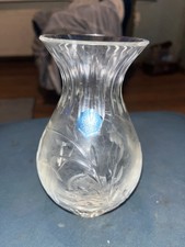 Stuart Crystal vase in the "Fuchsia" or "Cascade" pattern