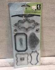 Inkadinkado-Swirls Stamps-Set of 7 Acrylic Stamps-Classic Theme- NIP