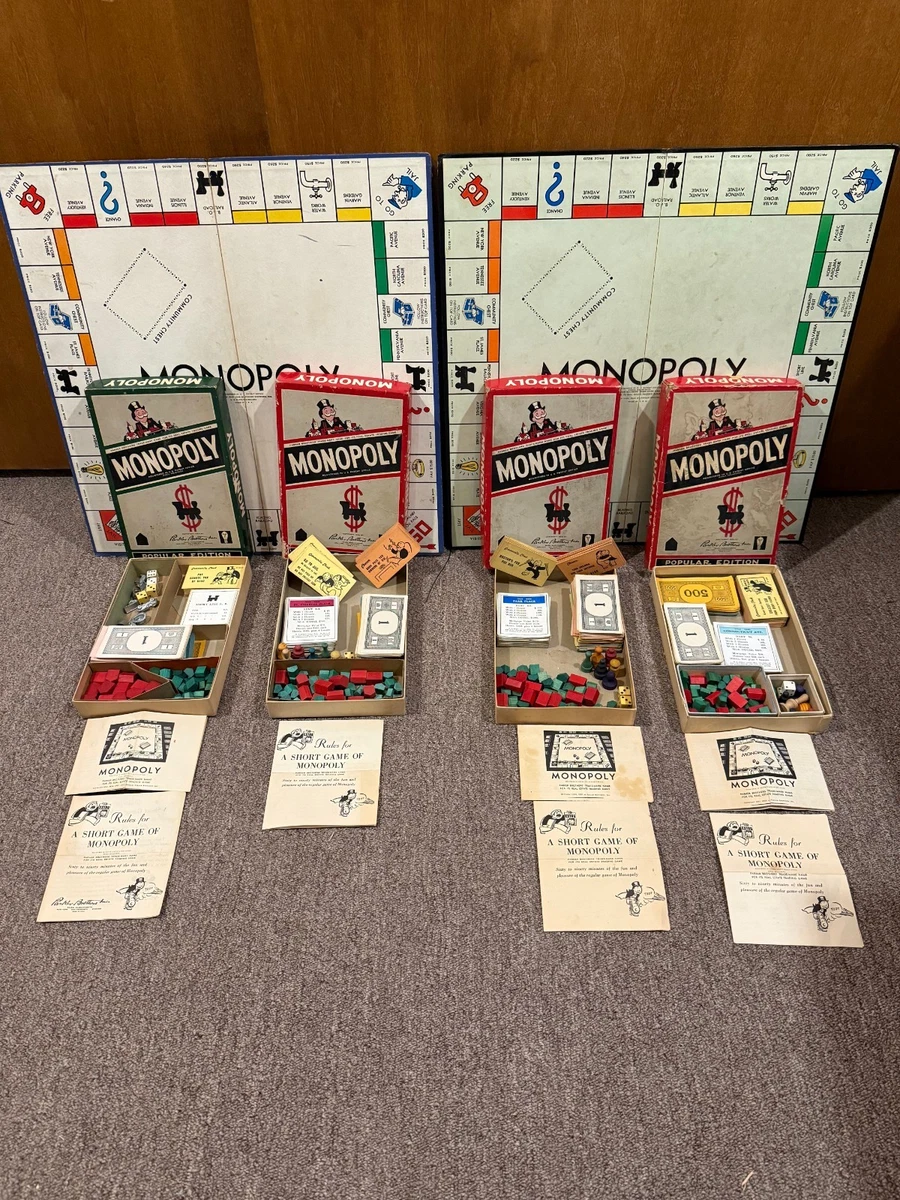 Monopoly Board 1954 Vintage Manufacture Board & Traditional Games