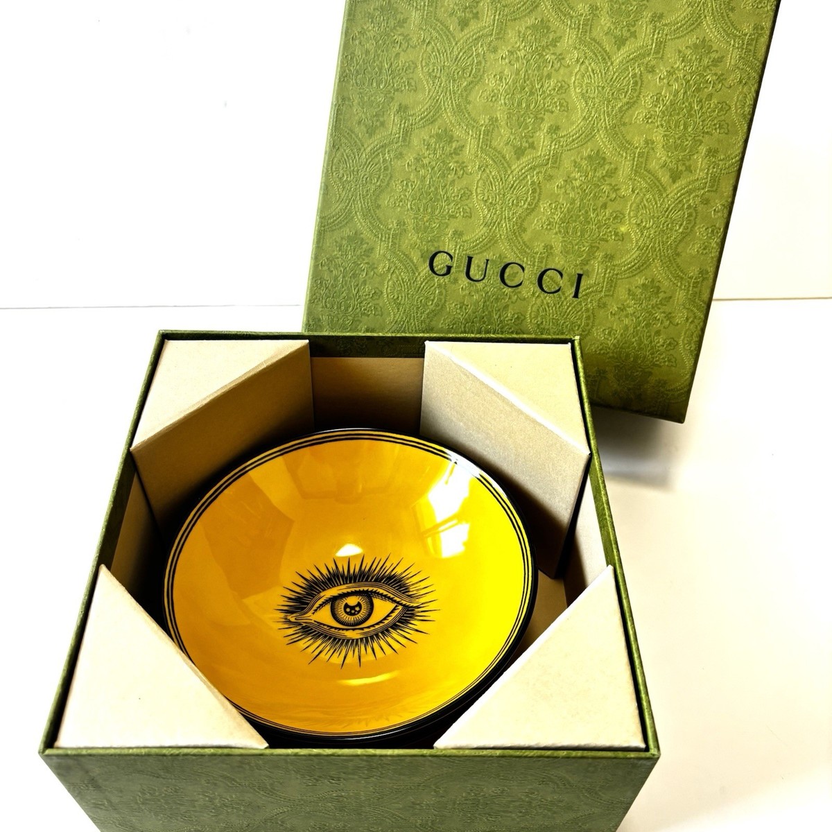 ほぼ新品 GUCCI グッチ リチャードジノリ スターアイ プレート お皿 ほぼ新品 GUCCI グッチ リチャードジノリ スターアイ プレート お皿