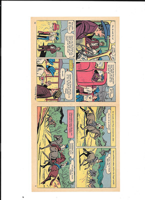 Mickey Mouse 2 Comic Strips 1962 No.4 Ehapa Publisher