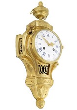 CARTEL  Empire bronze cartel horloge antique pendule uhren Kaminuhr clock