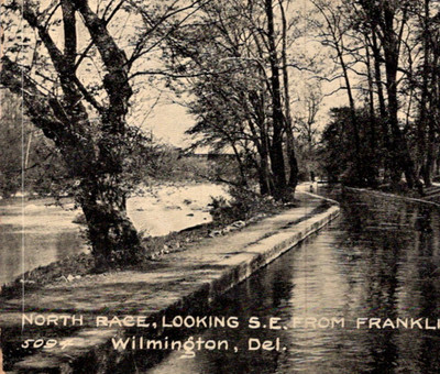 Antique DB Postcard North Race From Franklin Street Wilmington Delaware DE c1908