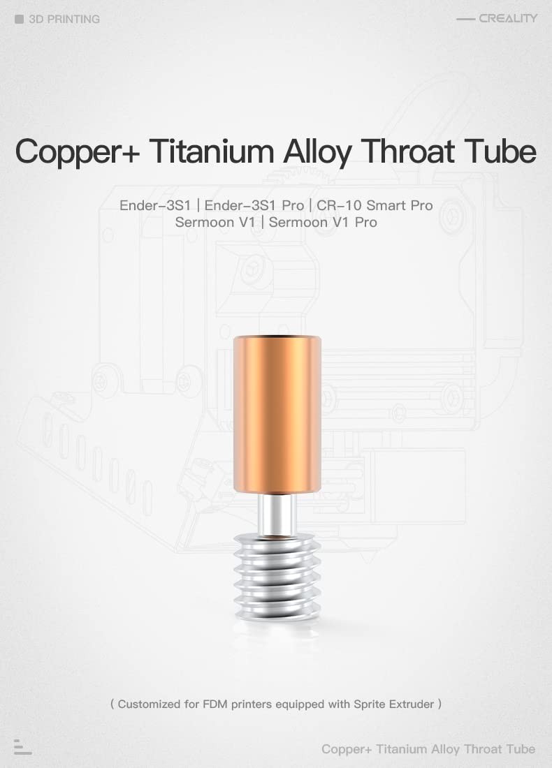 High-Performance 300℃ Creality Sprite Extruder Pro Nozzle & Heating Block Kit