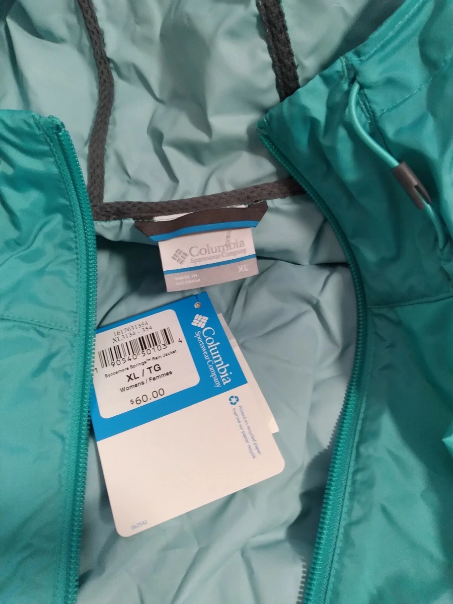 Columbia sycamore springs rain jacket sale