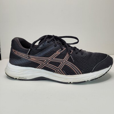 Asics Womens Gel Contend Black Running Shoes Sneakers Size