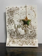 Dior Holiday Gift Bag with Metal Star Ornament 8"x10"