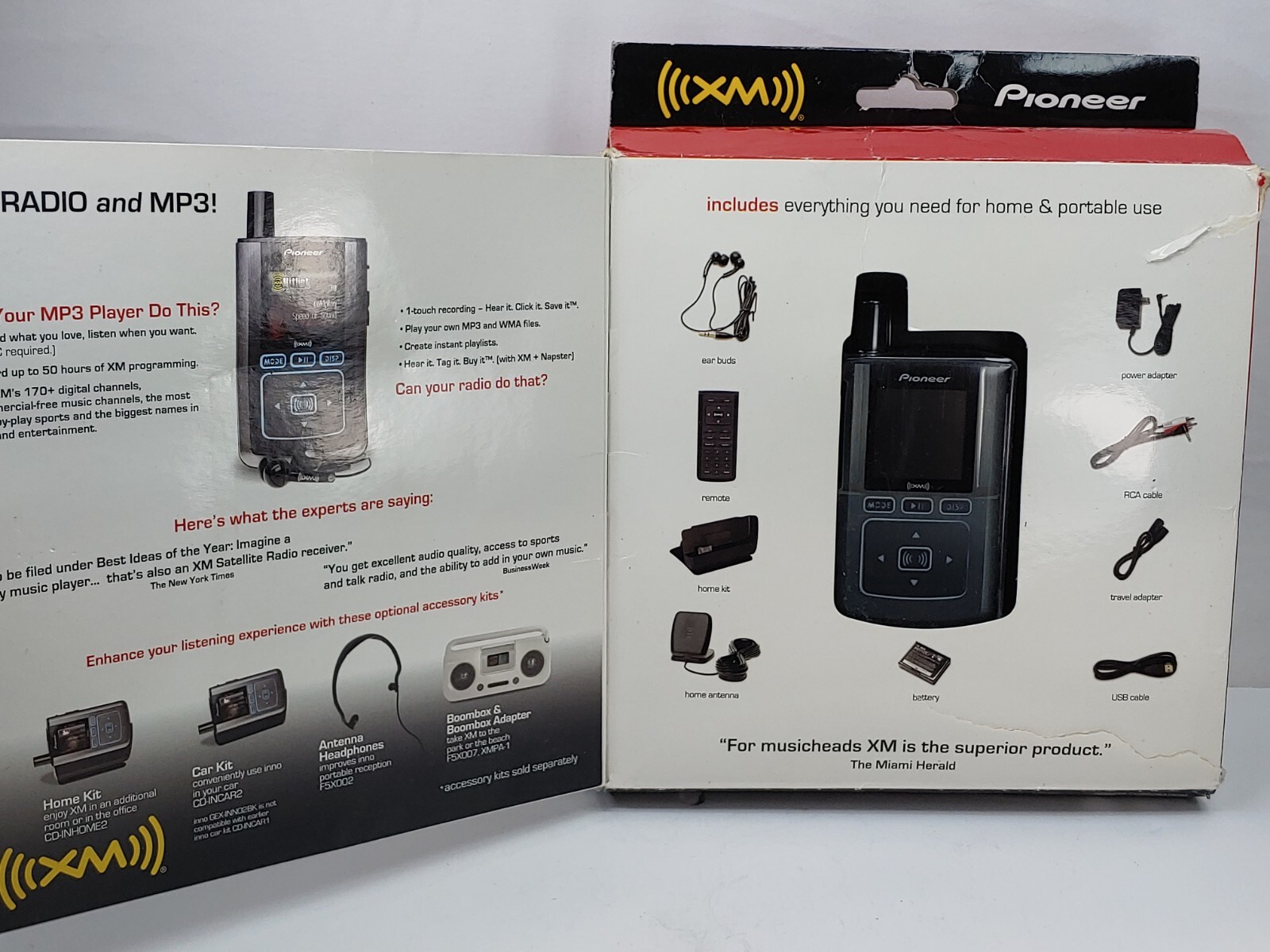Pioneer Inno 2 Portable XM XM2GO Satellite Radio/MP3 Capability (GEX