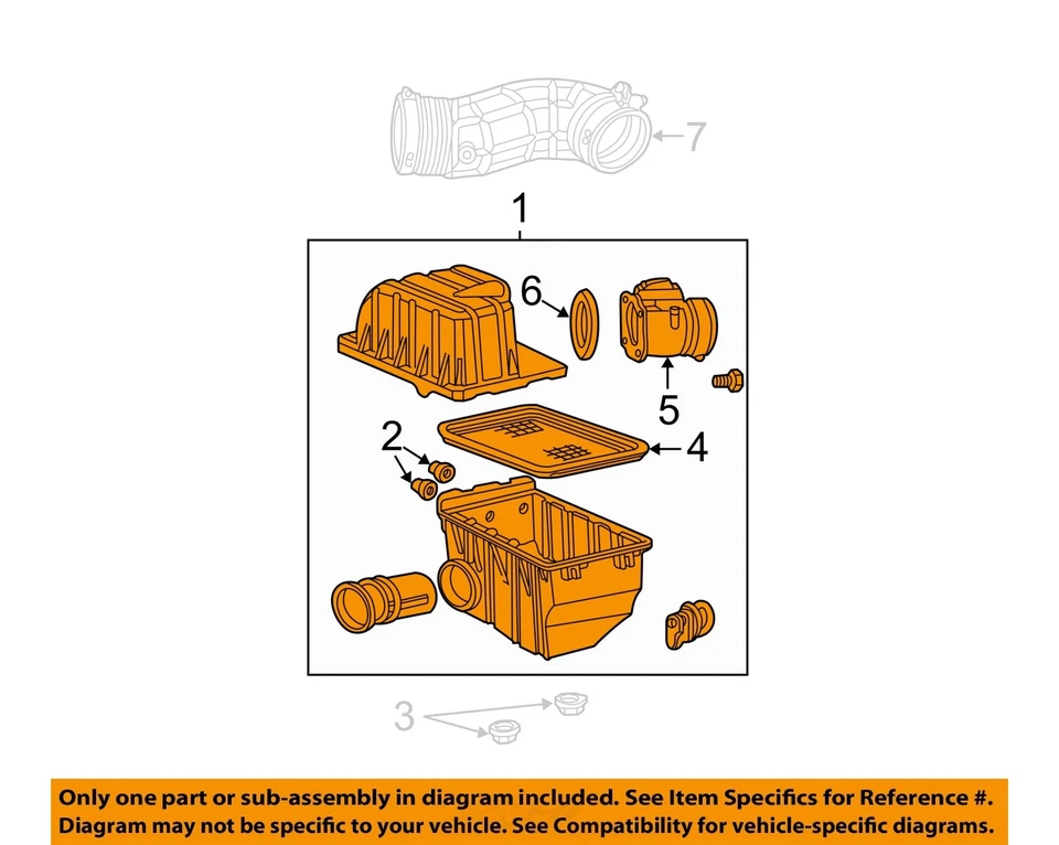 Conjunto de filtro de aire usado se adapta a: Ford Explorer 2004 4 puertas exc. Sport Trac 4,0 grados Foto 3 de 4