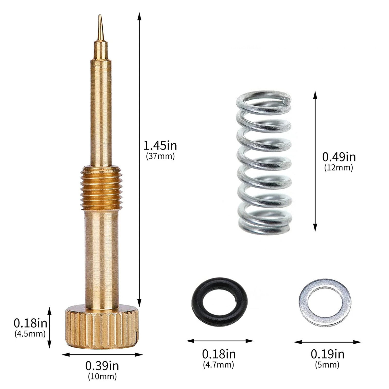 Carb Idle Mixture Screw Kit For Harley CV Carburetor 19902006 CVK 34