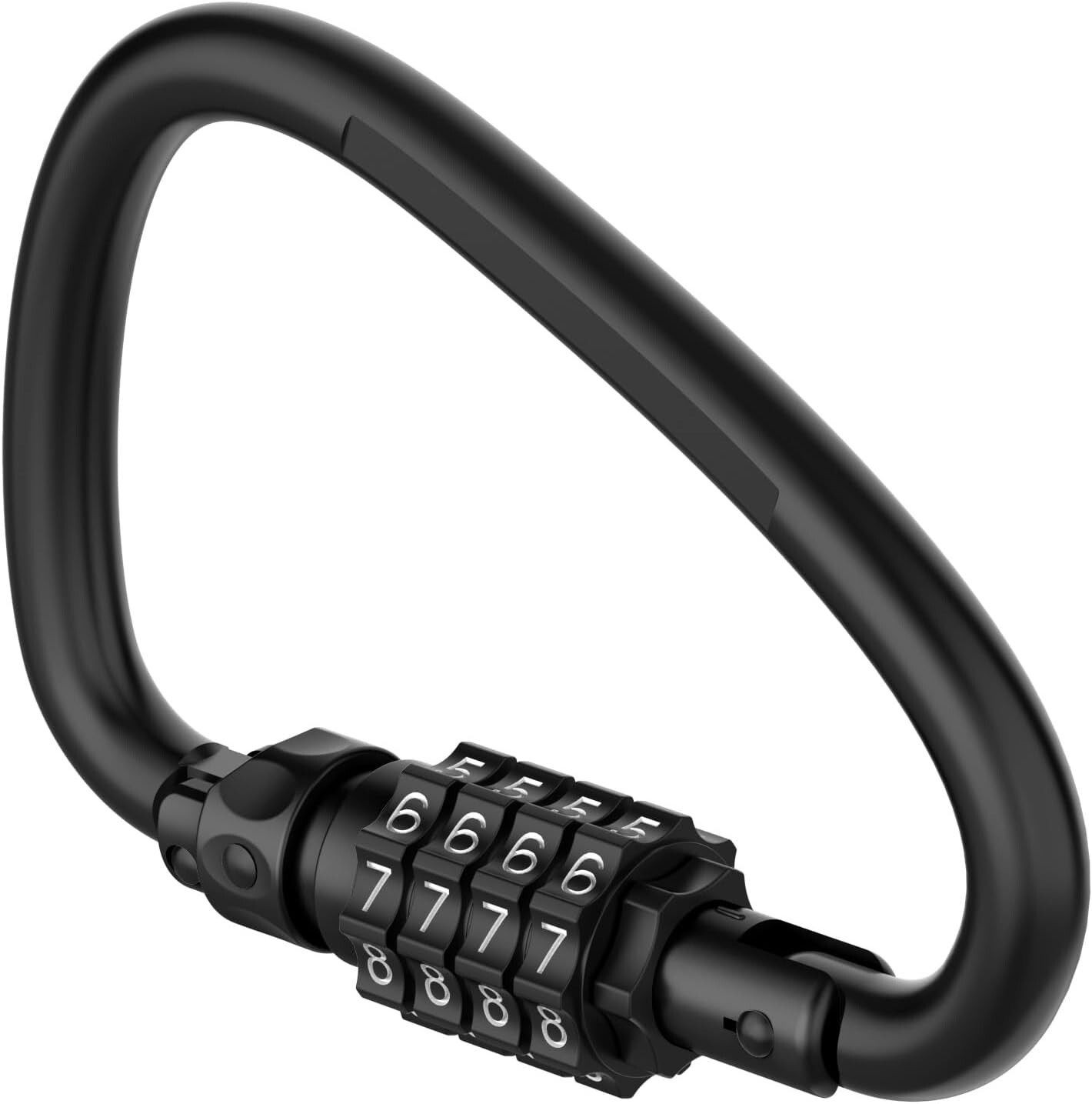 4 ' Large Carabiners with Combo Lock for Helmet Climbing Rope Hammock Hooks
