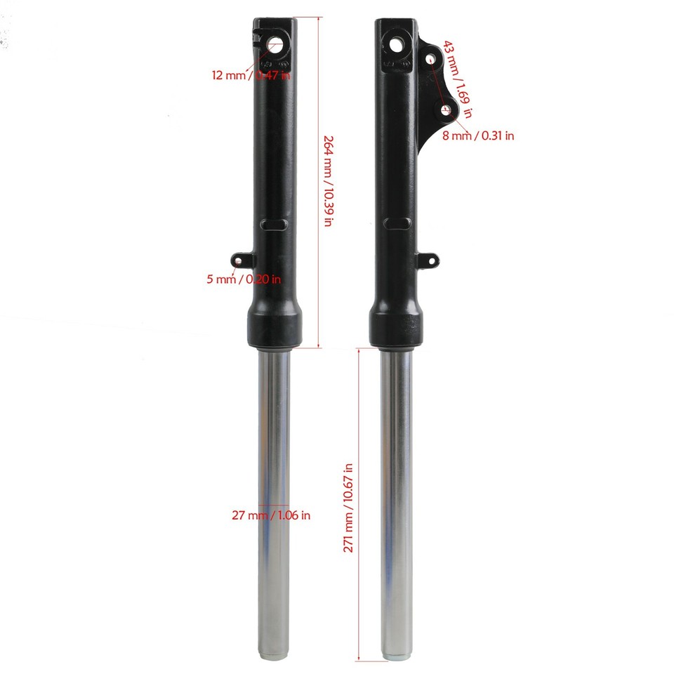BK 510mm Drum Brake Front Fork Triple Clamp XR50 CRF50 50cc 110cc