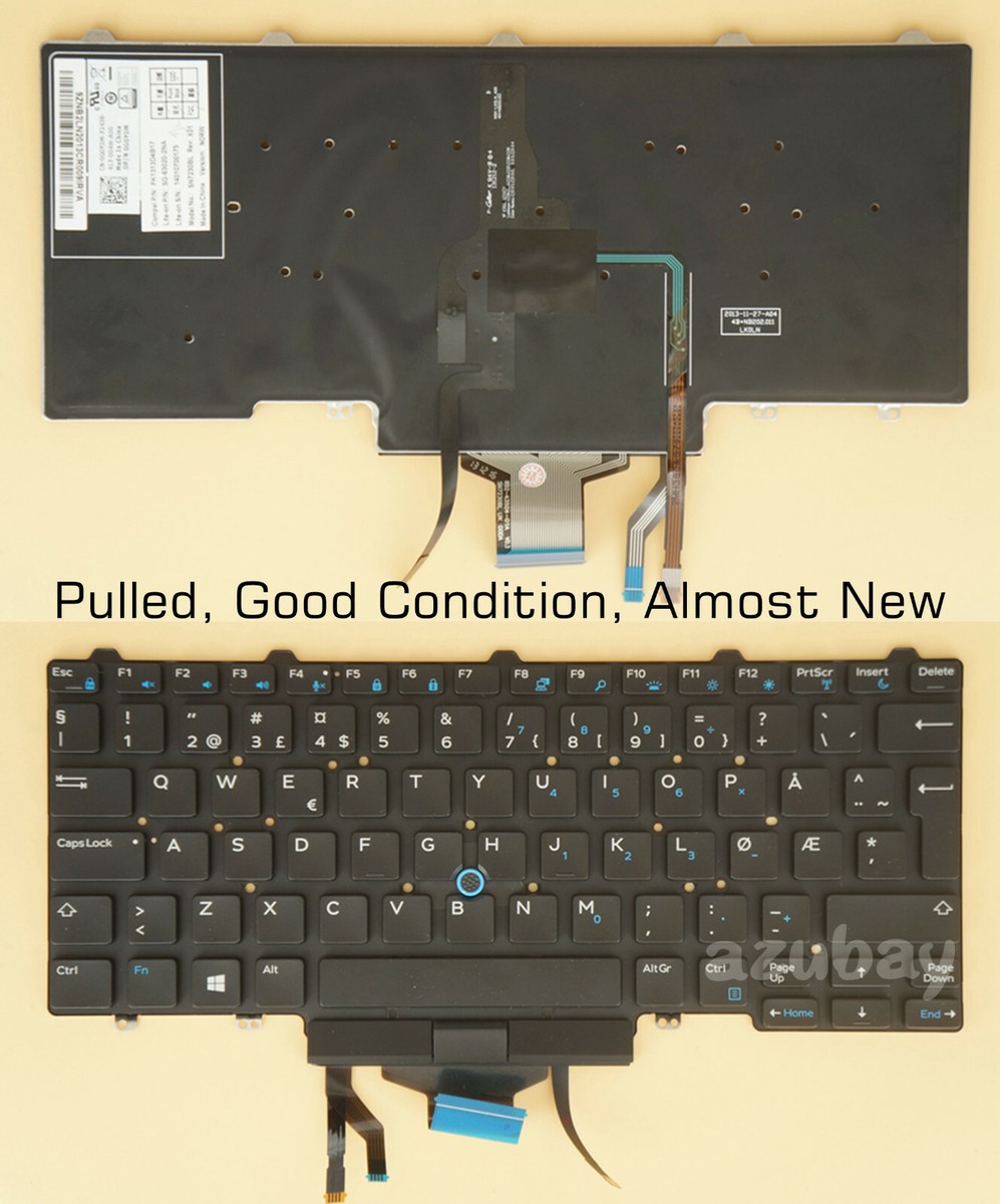 Keyboard For Dell Latitude 5480 5488 5490 5491 5495 7480 7490