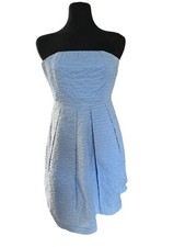 J. Crew Strapless Cornflower Blue Dress size 0 