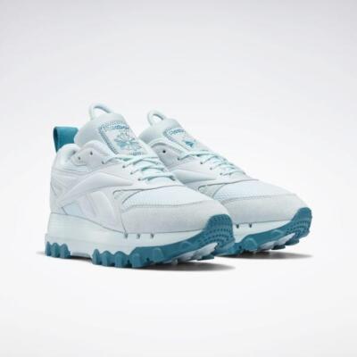 REEBOK X CARDI B WOMEN'S CLASSIC LEATHER ATHLETIC SNEAKER BLUE