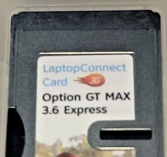 OPTION, LAPTOP CONNECT CARD, QUALCOMM 3G CDMA, CE0681, FC, GE0202, PRE-OWNED - Image 2 of 4