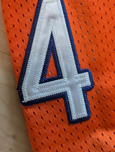 Authentic Brian Erlacker Chicago Bears Orange Stitched Jersey Size 54 - Picture 5 of 17