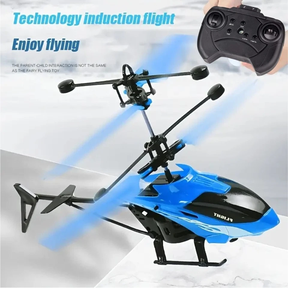 RC Elicottero Giroscopio Aereo telecomandato Elettrico Micro 2 Canali Drone Gioc - Imagen 2 de 4