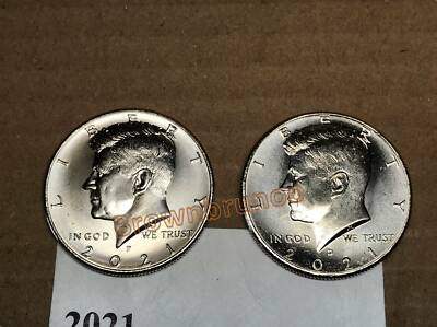2021 Kennedy Half Dollar 硬貨　２枚セット 2021 P & D Kennedy Half Dollar Uncirculated 2 Coins Philadelphia