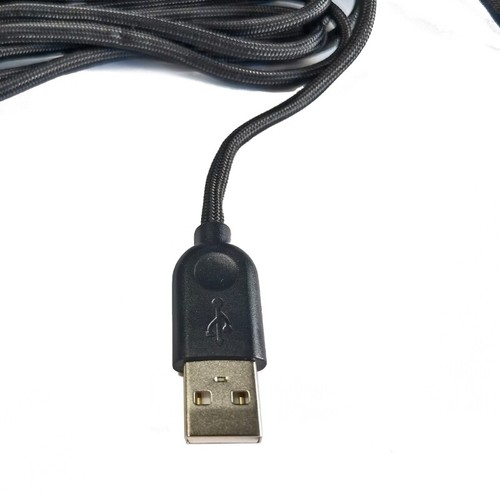 Usb-C Type-C Mouse Cable Line Soft Nylon Wire Line For Ninjutso Sora 1.8-2M - Picture 3 of 7