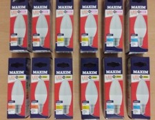 Maxim LED Candle Bulbs 3w 6w BC B22 SES E14 Warm Cool Day White 25w 40w Cheap!