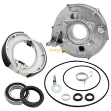Rear Brake Backing Plate & Shoes Kit for Honda Fourtrax 300 2x4 TRX300 1988-2000