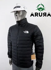 Mens The North Face Minoqua FZ 600-Down Packable Insulated Puffer Jacket Black