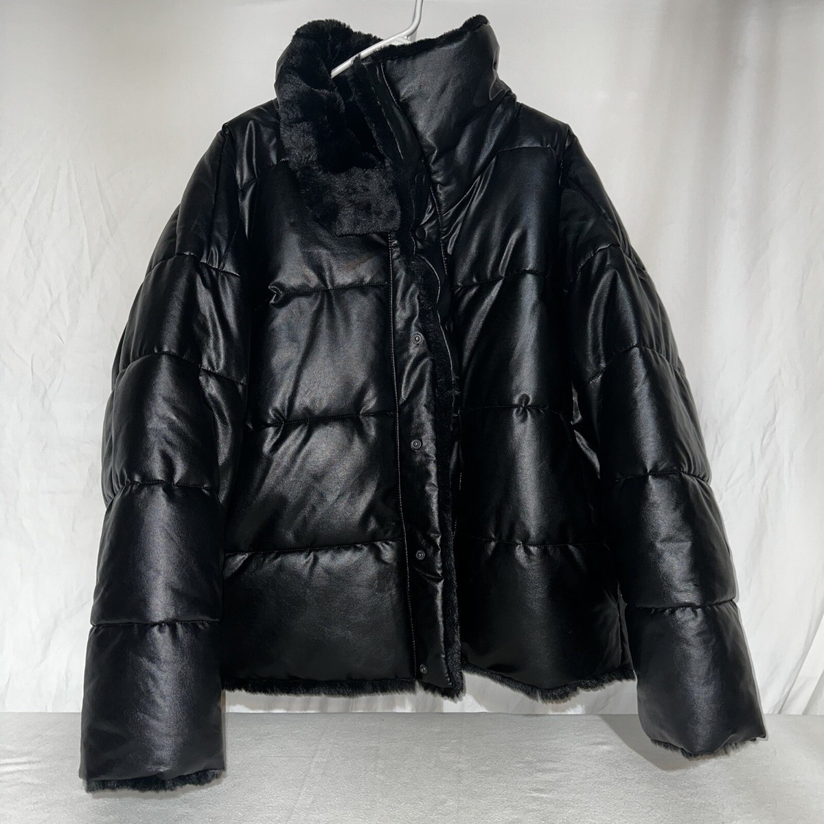Express Reversible Faux Fur/puffer Heavy Insulated Fall/Wint