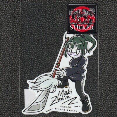 JUJUTSU KAISEN x B-Side Label Sticker Maki Zenin Japanese Anime F