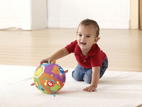 Bright Multicolor Baby Ball with Numbers & Animal Sounds - Perfect for Crawlers - Picture 4 of 8