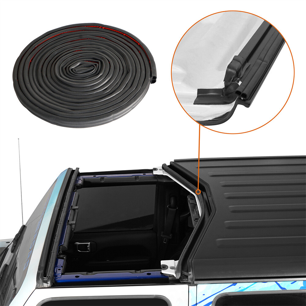 Hard Top Roof Seal Kit For 2007-2026 Jeep Wrangler JK JL 4-Door