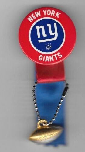 NEW YORK GIANTS NFL FOOTBALL VINTAGE 1960'S PINBACK/BUTTON near mint - Picture 1 of 1