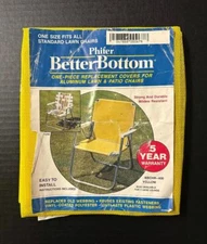 NOS Phifer Better Bottom Replacement Cover Aluminum Chair Yellow Webbing