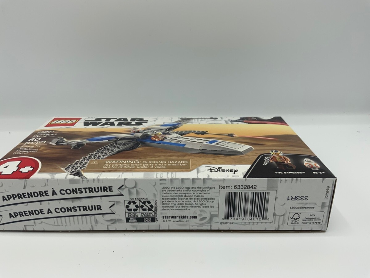 LEGO Star Wars Resistance X-Wing #75297 New In Box Ready To Ship