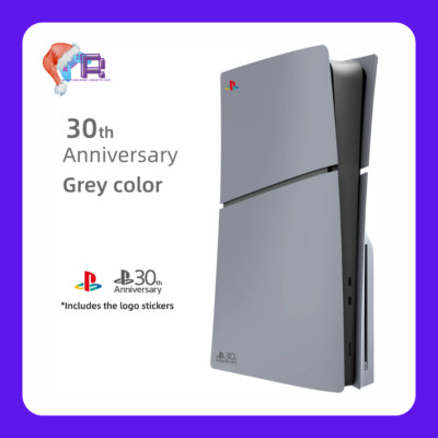 PS5 PlayStation 5 Slim Face Plate Cover 30th Anniversary - Digital Disc - NEU