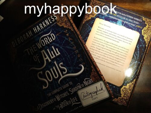 SIGNED The World of All Souls by Deborah Harkness, autographed, new - Foto 4 di 4